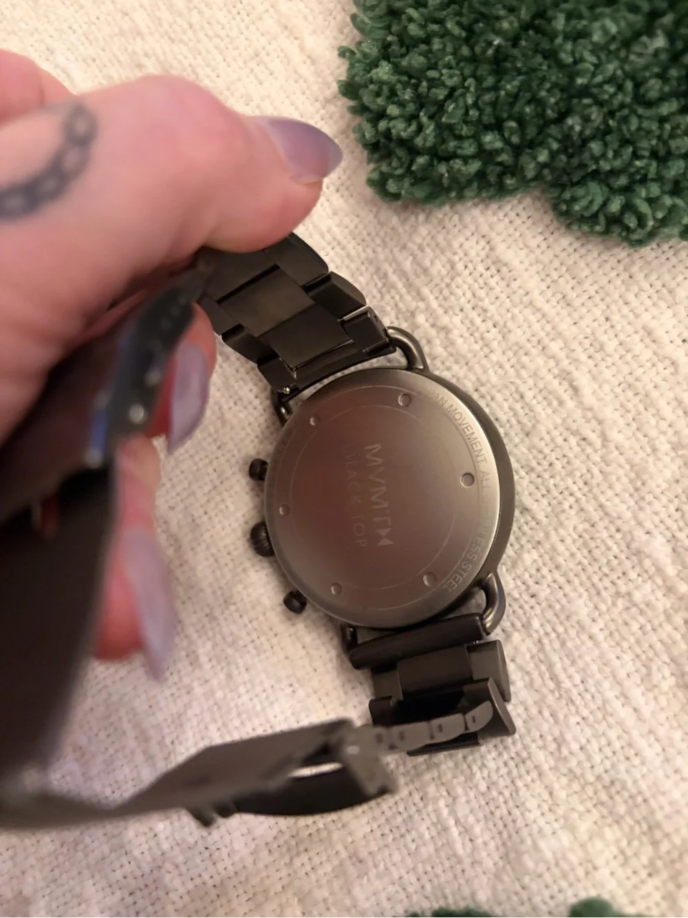MVMT Blacktop Rallye Green Gunmetal watch